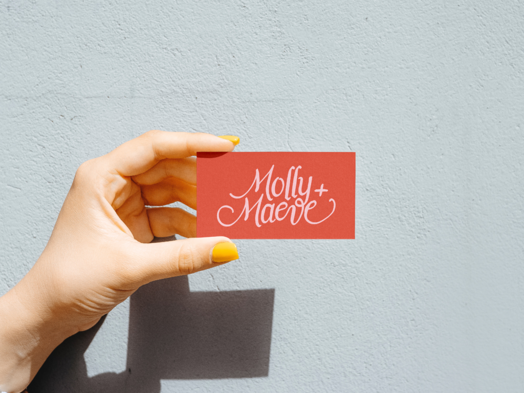 Molly & Maeve business card design