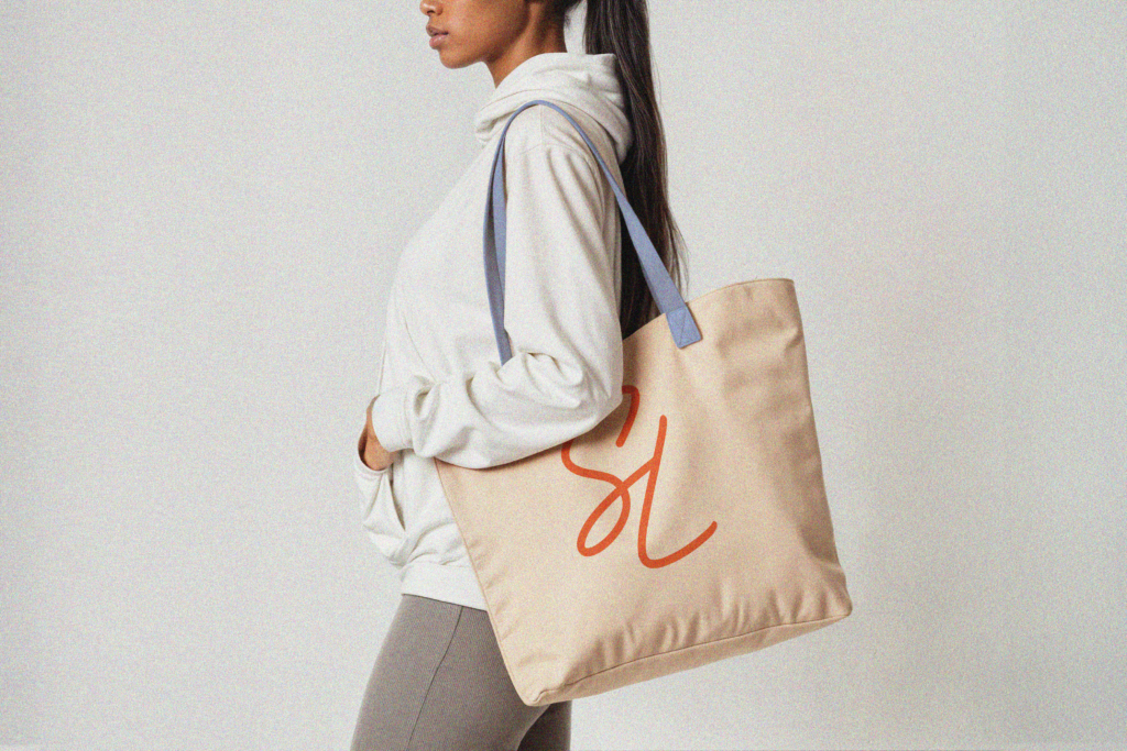 submark logo on tote bag