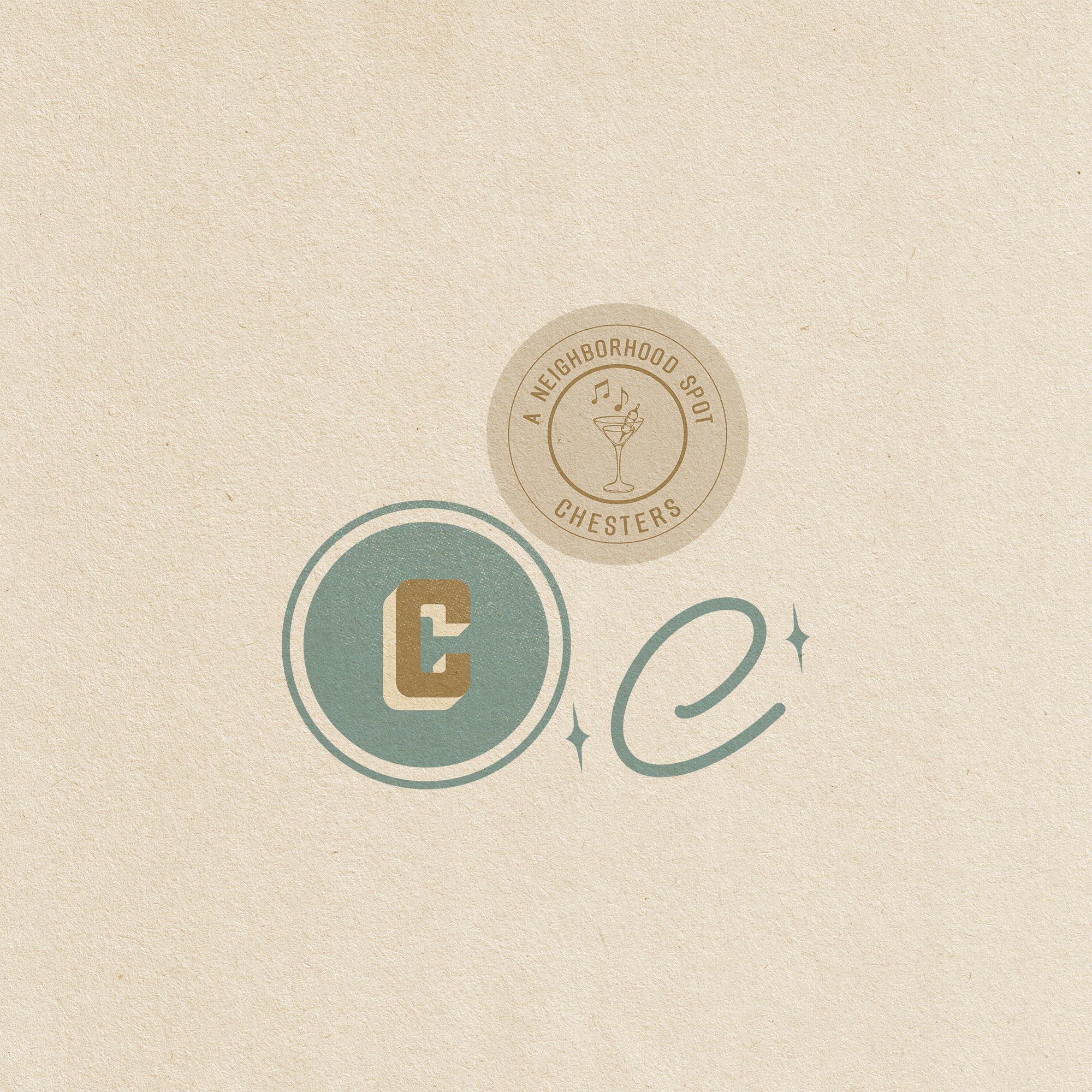 logos and brand elements for Chesters